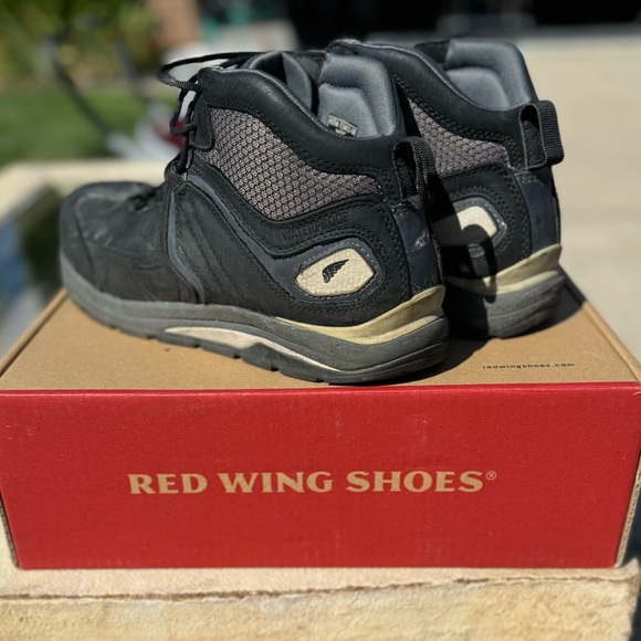 Red Wing Work Boots Mens Steel Toe - Picture 2 of 5